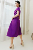 The Abigail Shirt Dress Deep Purple