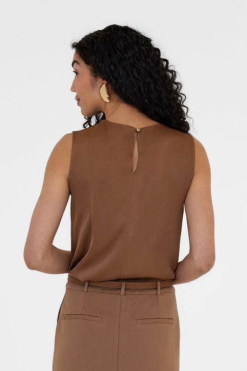 The Amber Silk Shell Camel