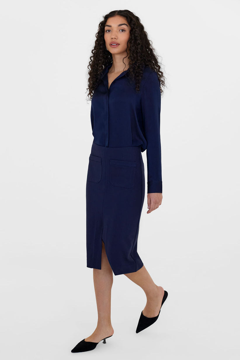 The Holly Skirt Navy