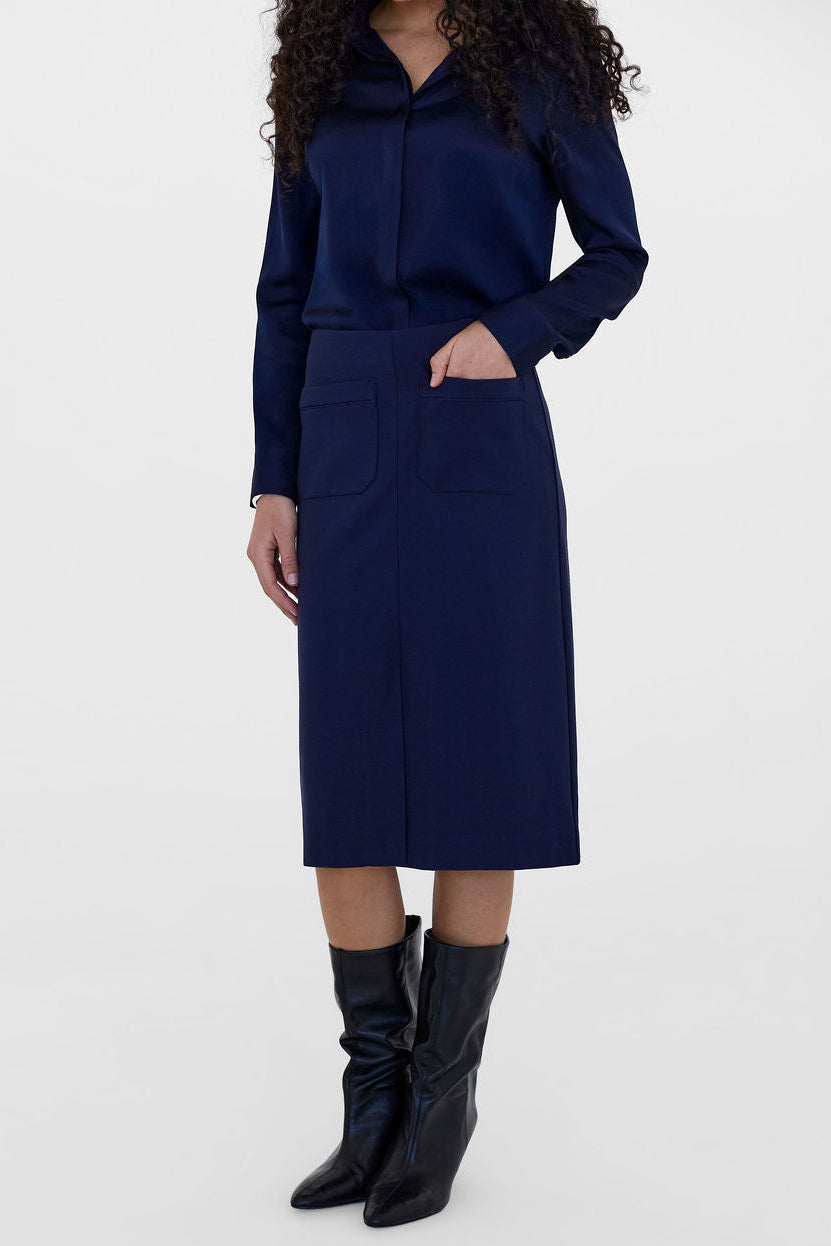 The Holly Skirt Navy
