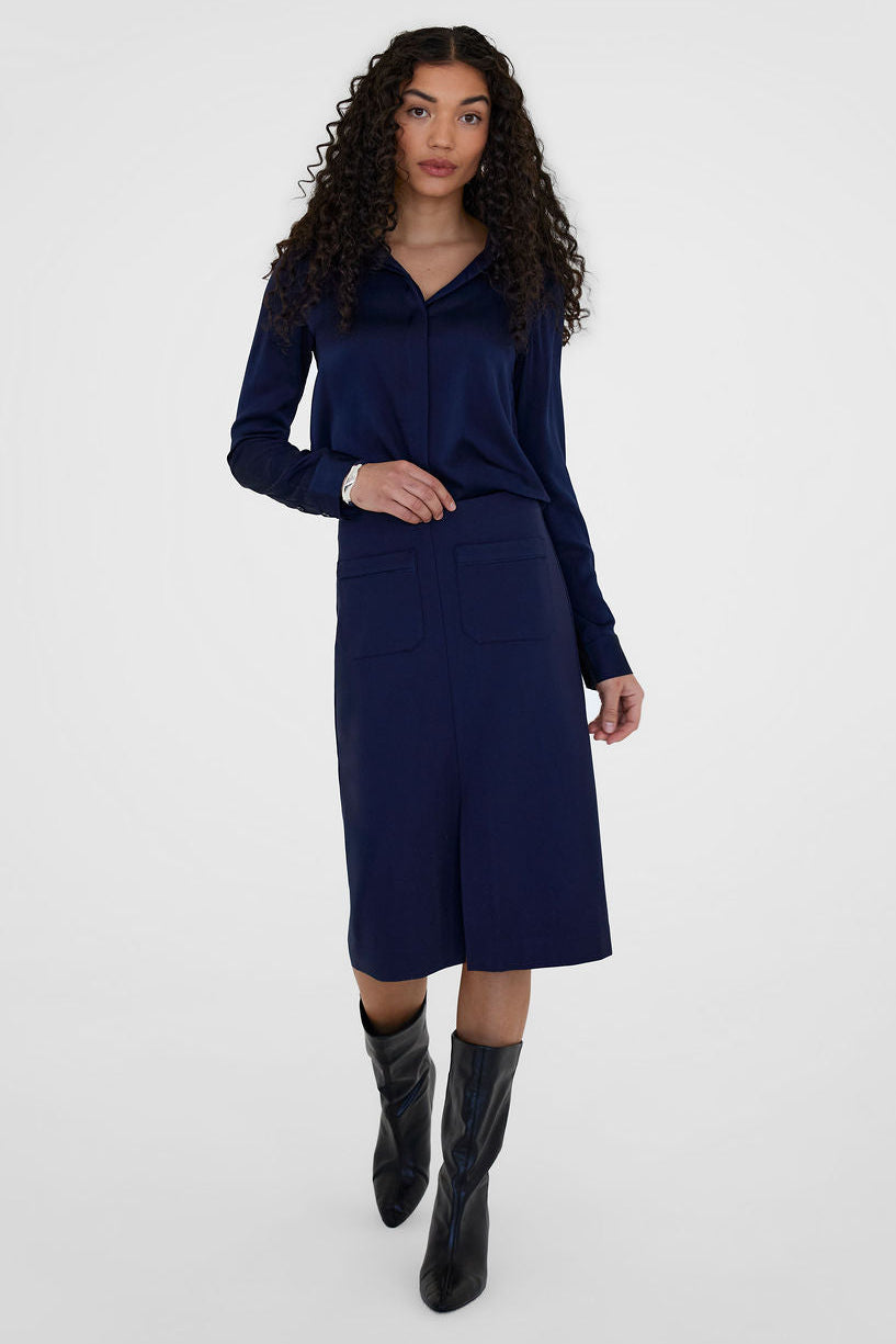 The Holly Skirt Navy