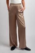 women's copper silk work pants
