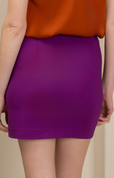 The Jennifer Wrap Skirt Deep Purple