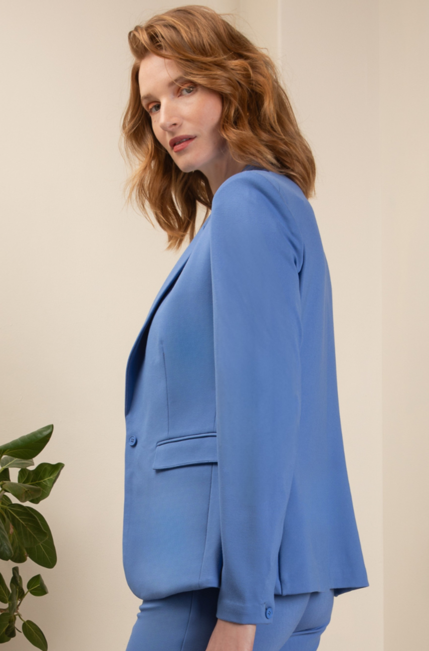 The Sloane Blazer Skyline Blue