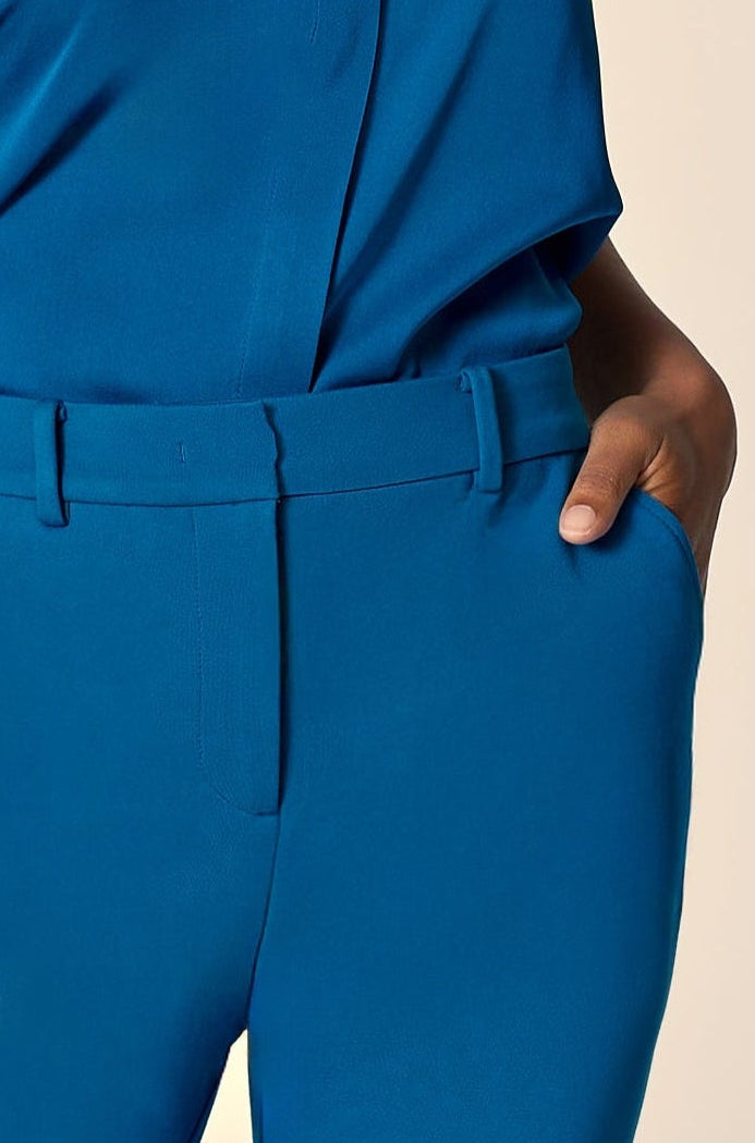 The Eloise Trouser Peacock Blue