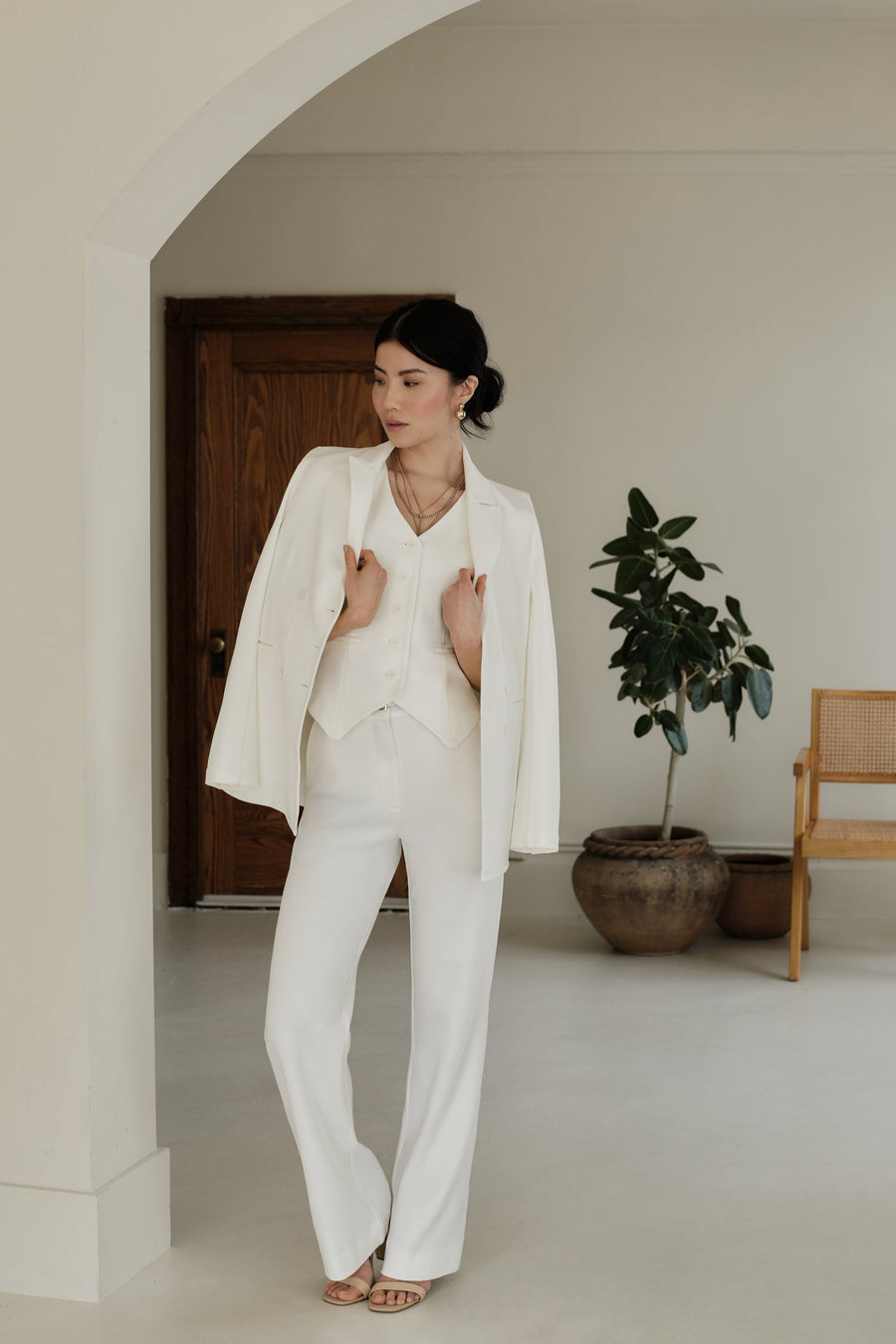 The Josephine Pant Ivory