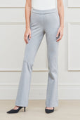 The Dolly Flare Pant Light Heather Grey