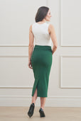 The Stella Skirt Forest Green