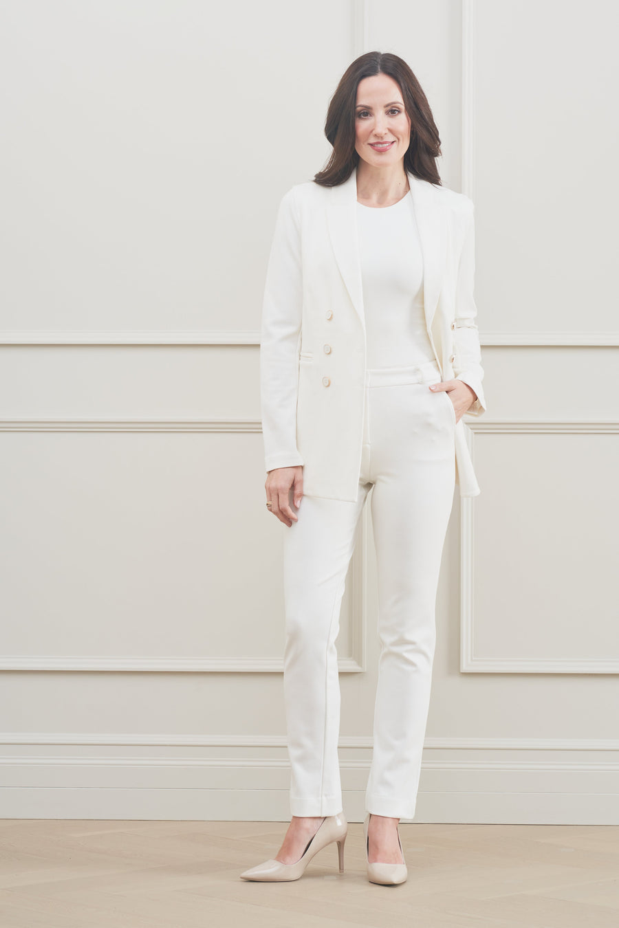 The Katherine Trouser Ivory