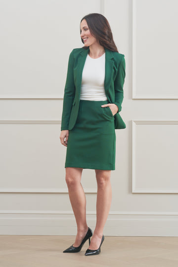 The Thelma Skirt Forest Green