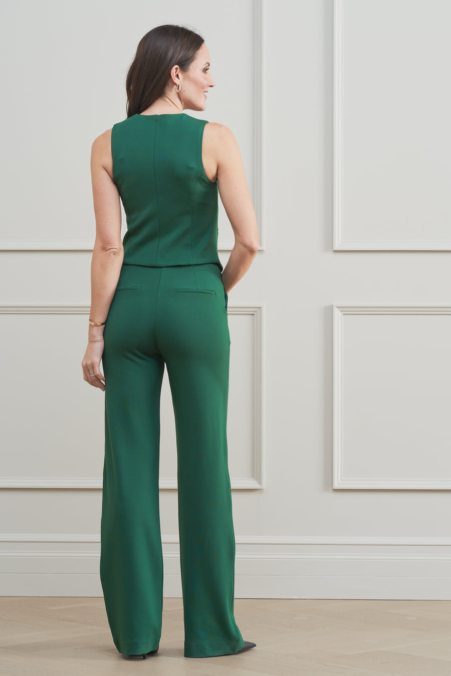 The Josephine Pant Forest Green