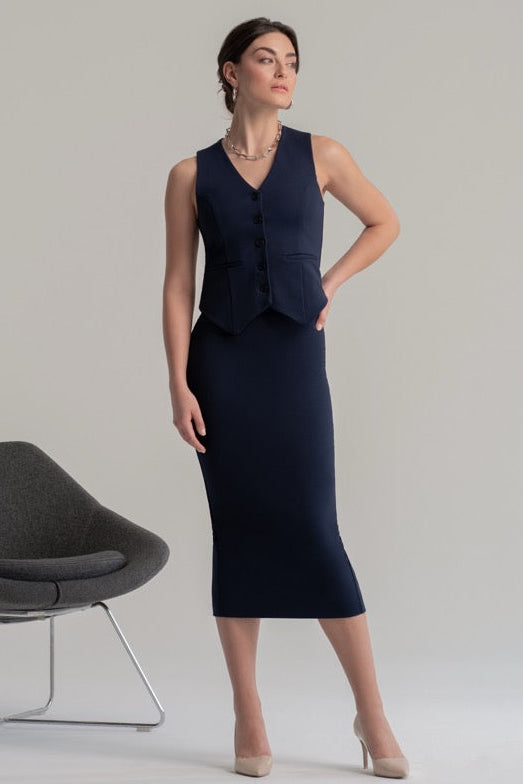 The No Gape Zora Vest Navy