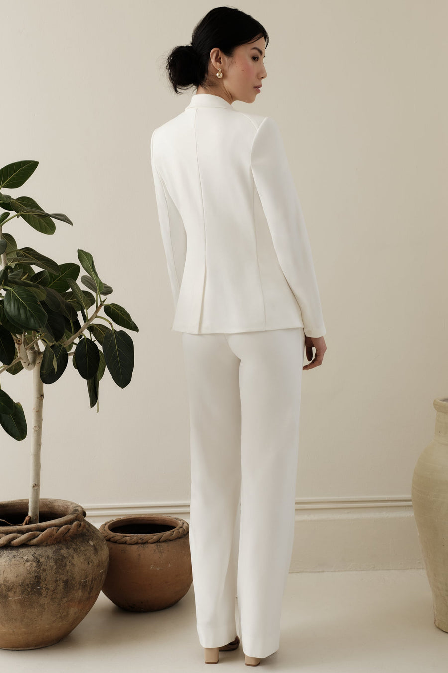 The Sloane Blazer Ivory