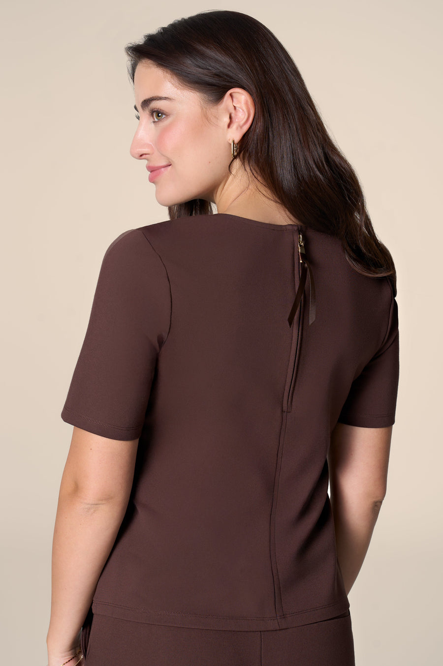 The Amelia Tee Chocolate