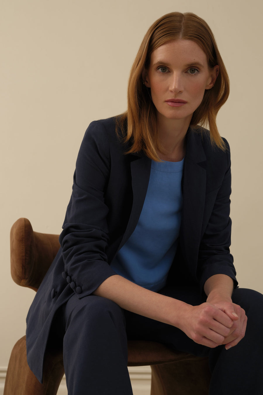 The Eva Blazer Navy