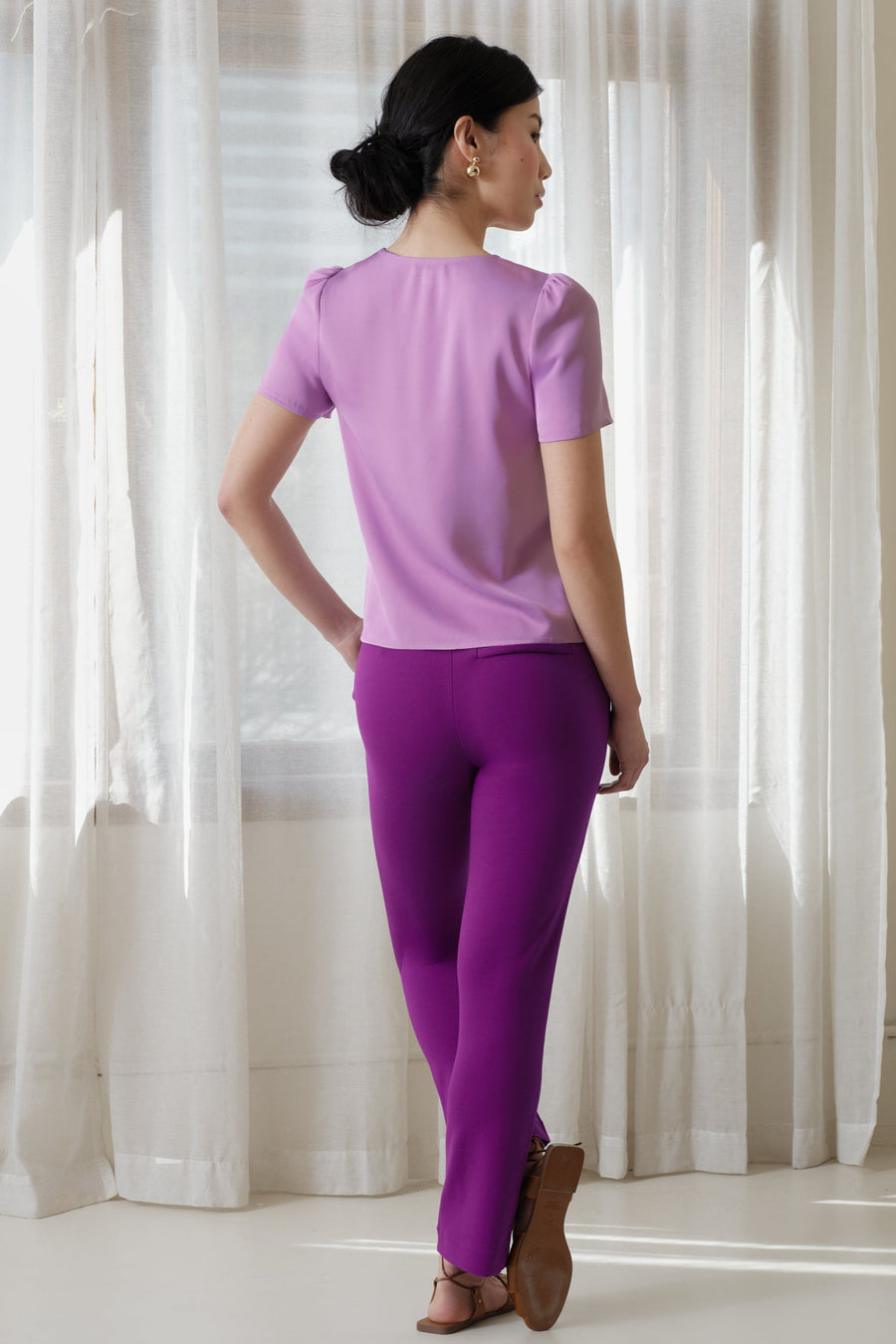 The Helen Pant Deep Purple