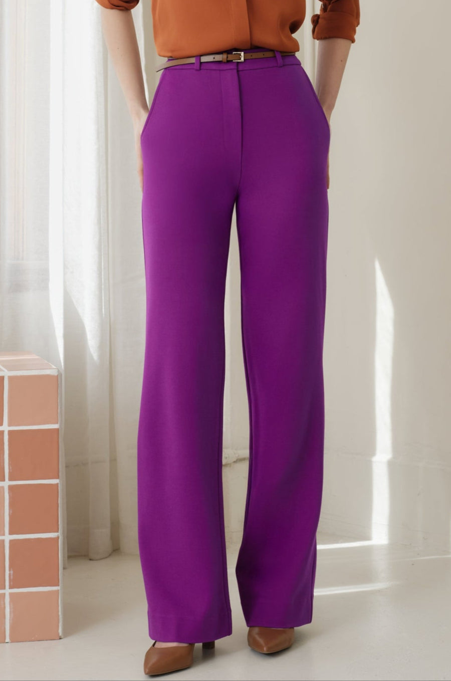 The Josephine Pant Deep Purple
