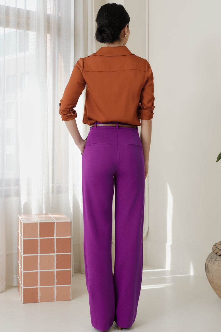 The Josephine Pant Deep Purple