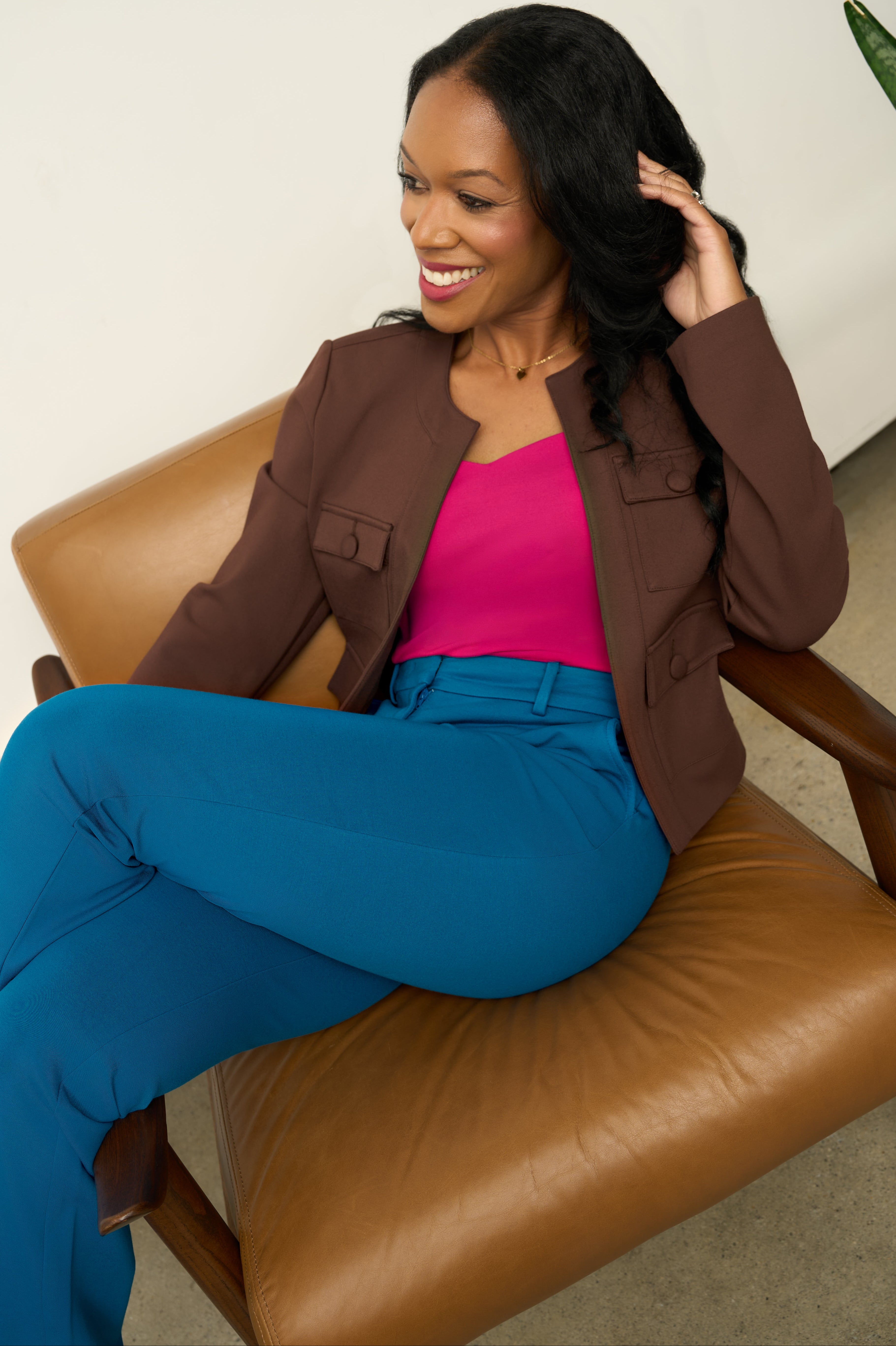 The Nora Lady Jacket Chocolate