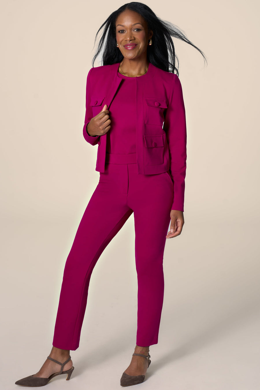 The Nora Lady Jacket Mulberry