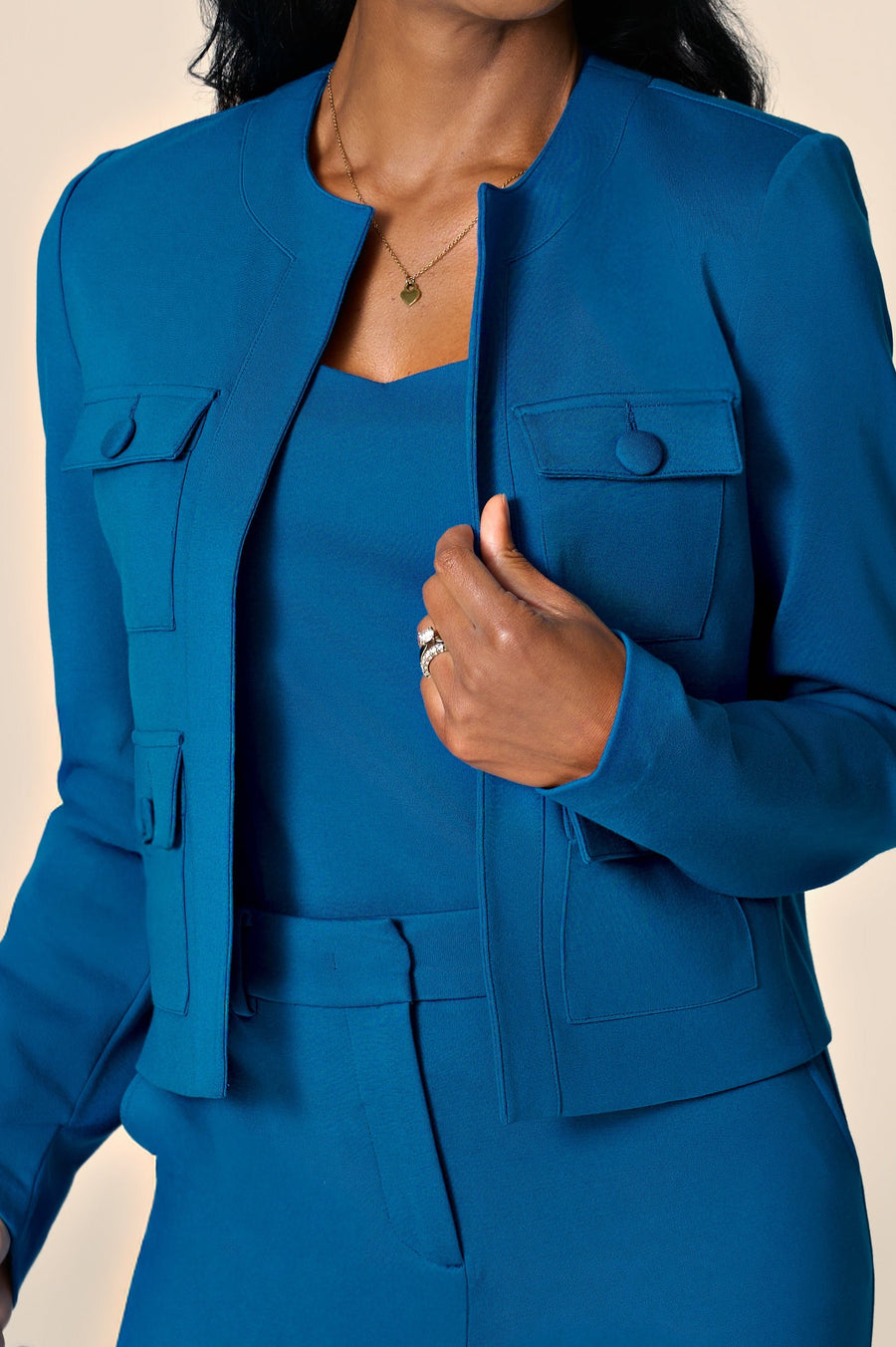 The Nora Lady Jacket Peacock Blue