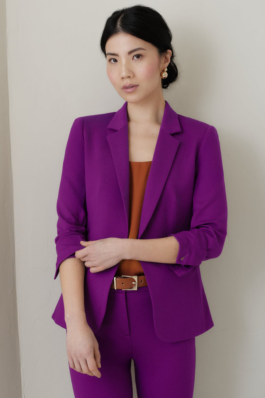 The Sloane Blazer Deep Purple