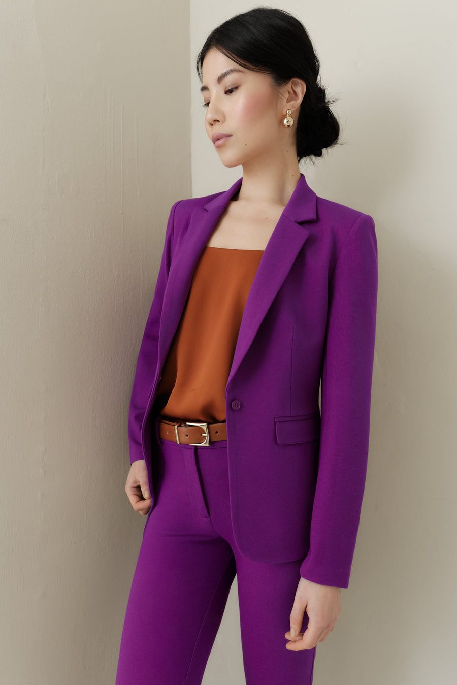 The Sloane Blazer Deep Purple