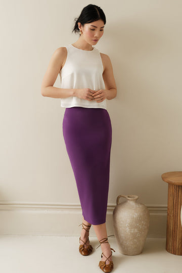 The Stella Skirt Deep Purple