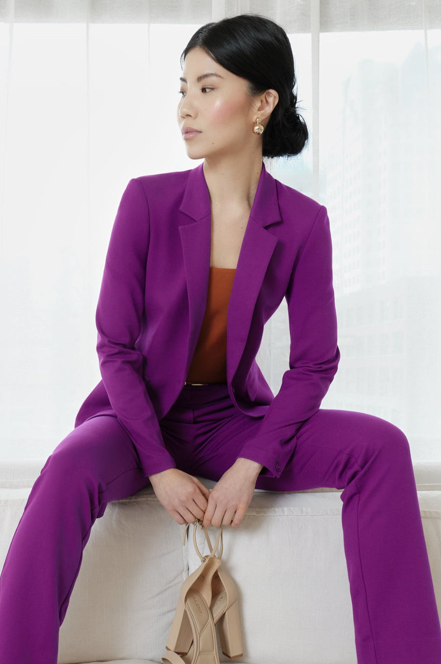 The Sloane Blazer Deep Purple