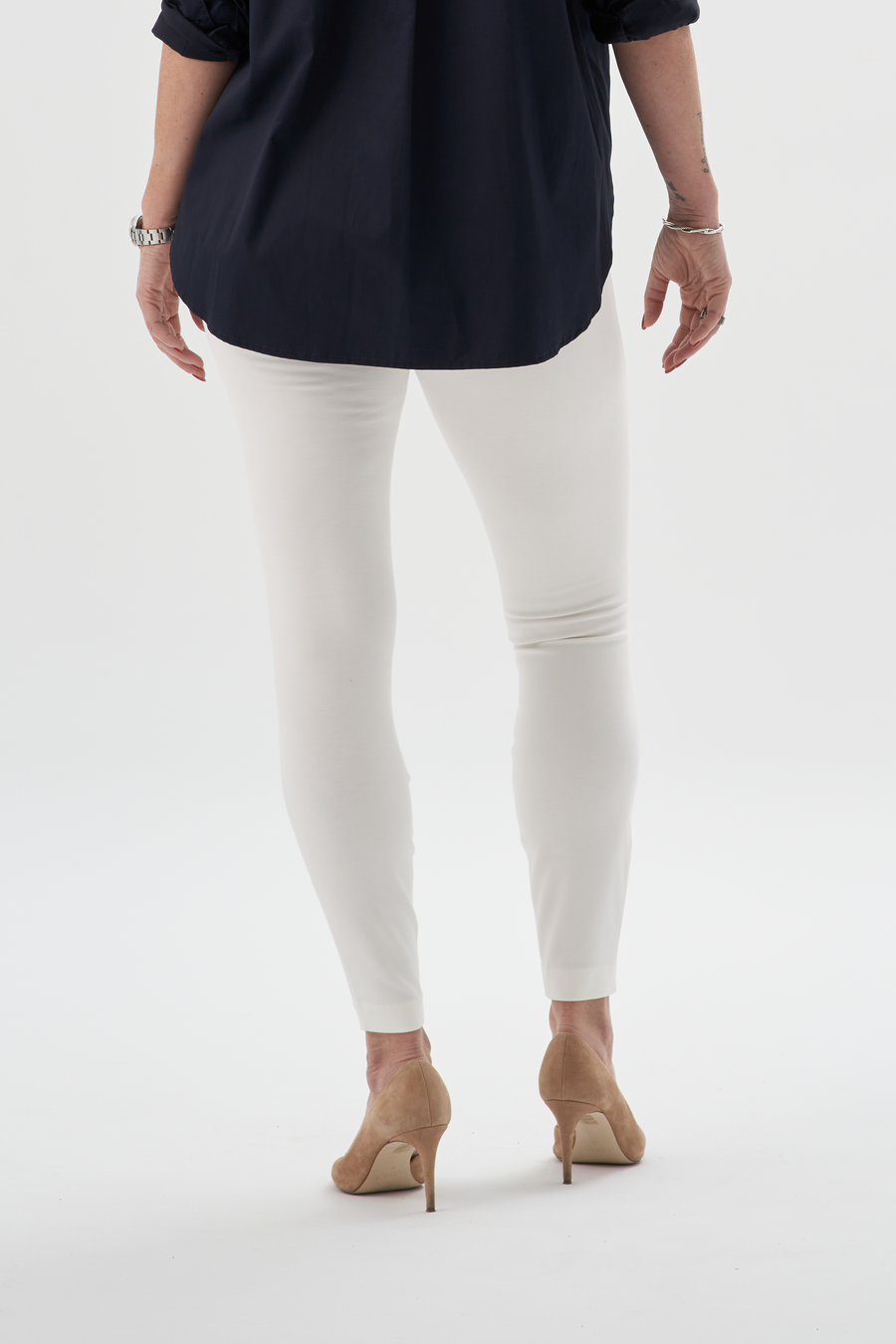 women's white work pant