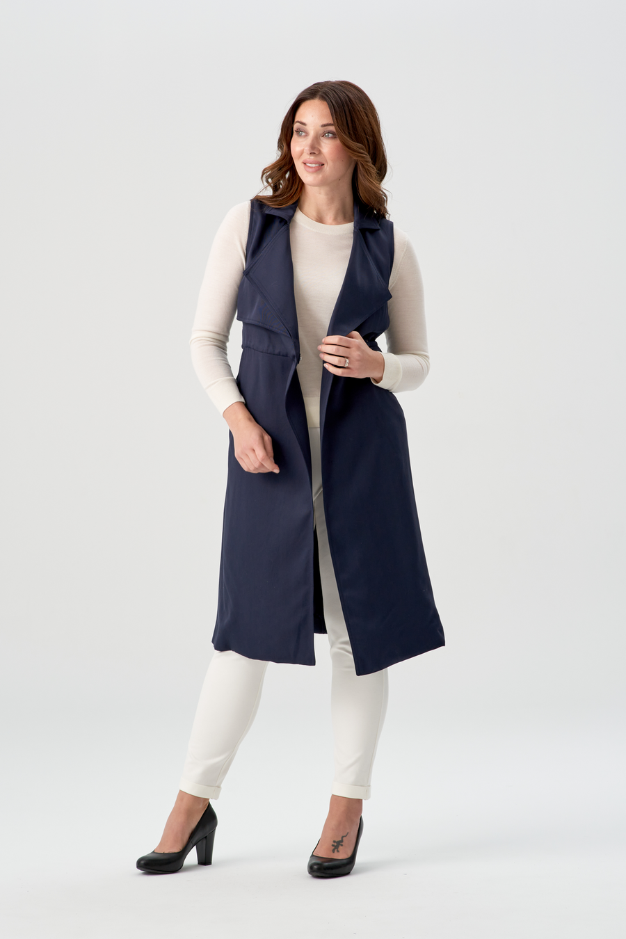 The Emma Vest/Dress Navy