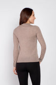 women's beige cashmere sweater